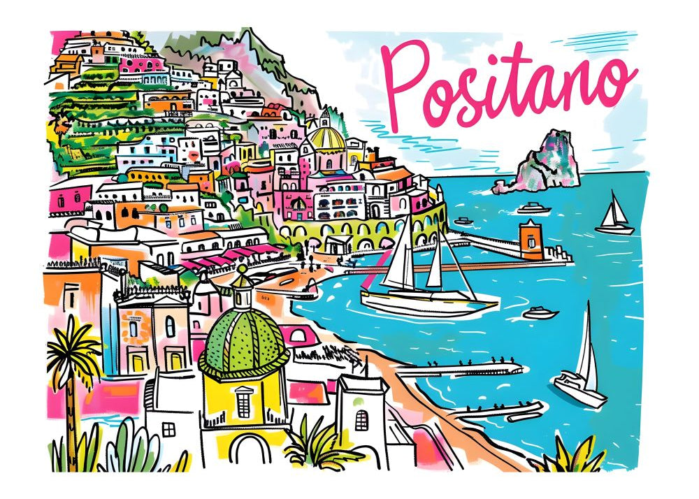 TT08 Trendy Travel Poster Printed | Premium Waterproof & Tear Resistant Full Colour Posters