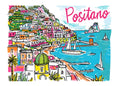 TT140 Positano Printed | Premium Waterproof & Tear Resistant Full Colour Posters