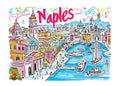 TT141 Naples Printed | Premium Waterproof & Tear Resistant Full Colour Posters