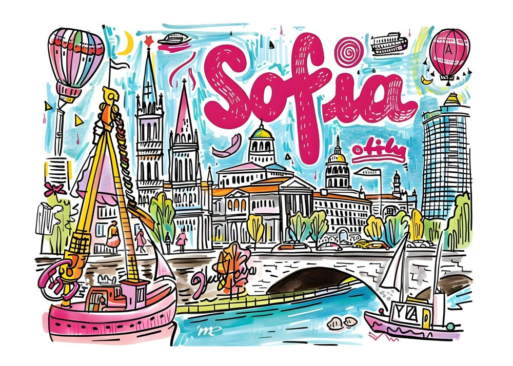 TT08 Trendy Travel Poster Printed | Premium Waterproof & Tear Resistant Full Colour Posters