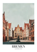 DAV143 Bremen Germany Printed | Premium Waterproof & Tear Resistant Full Colour Posters