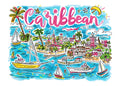 TT143 Caribbean Printed | Premium Waterproof & Tear Resistant Full Colour Posters