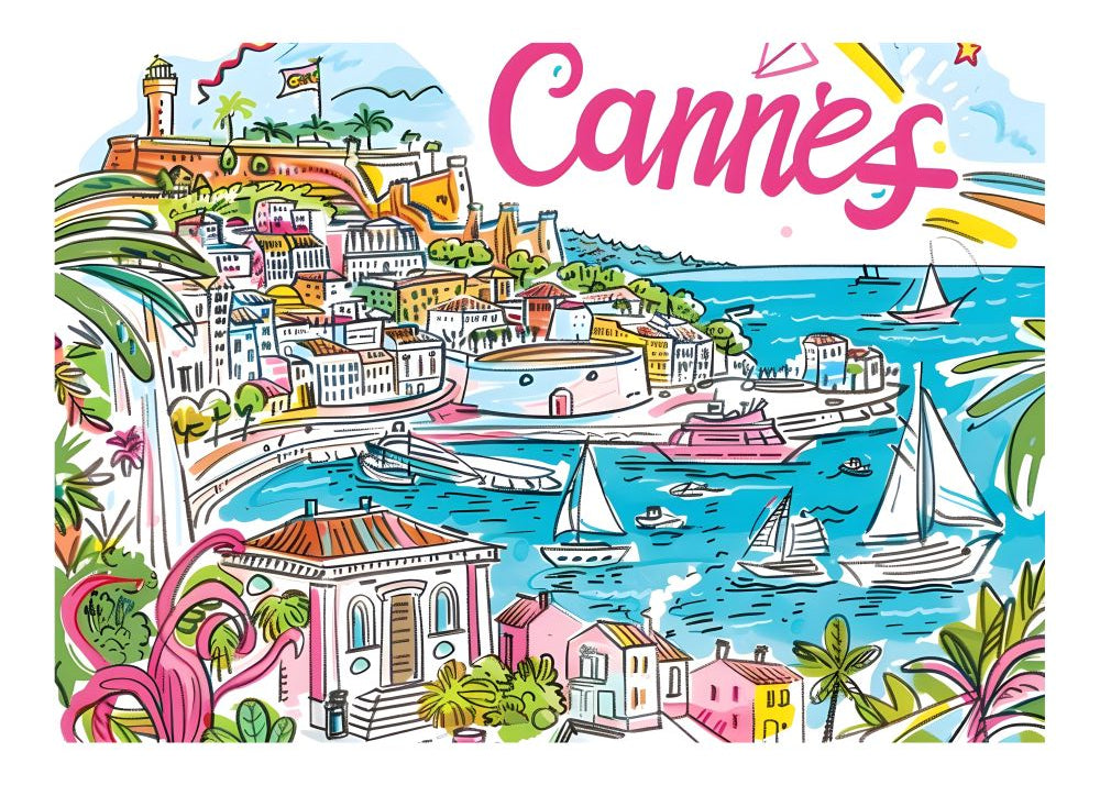 TT08 Trendy Travel Poster Printed | Premium Waterproof & Tear Resistant Full Colour Posters