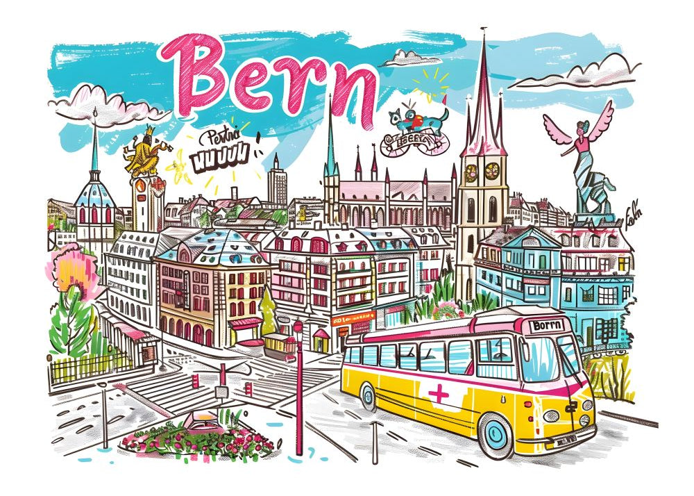 TT08 Trendy Travel Poster Printed | Premium Waterproof & Tear Resistant Full Colour Posters