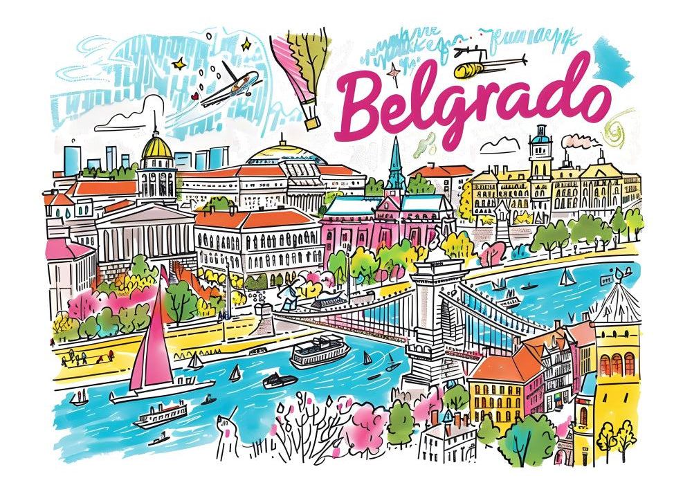 TT08 Trendy Travel Poster Printed | Premium Waterproof & Tear Resistant Full Colour Posters