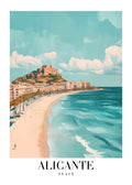 DAV149 Alicante Spain Printed | Premium Waterproof & Tear Resistant Full Colour Posters
