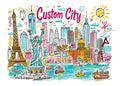 TT149 Custom City Printed | Premium Waterproof & Tear Resistant Full Colour Posters