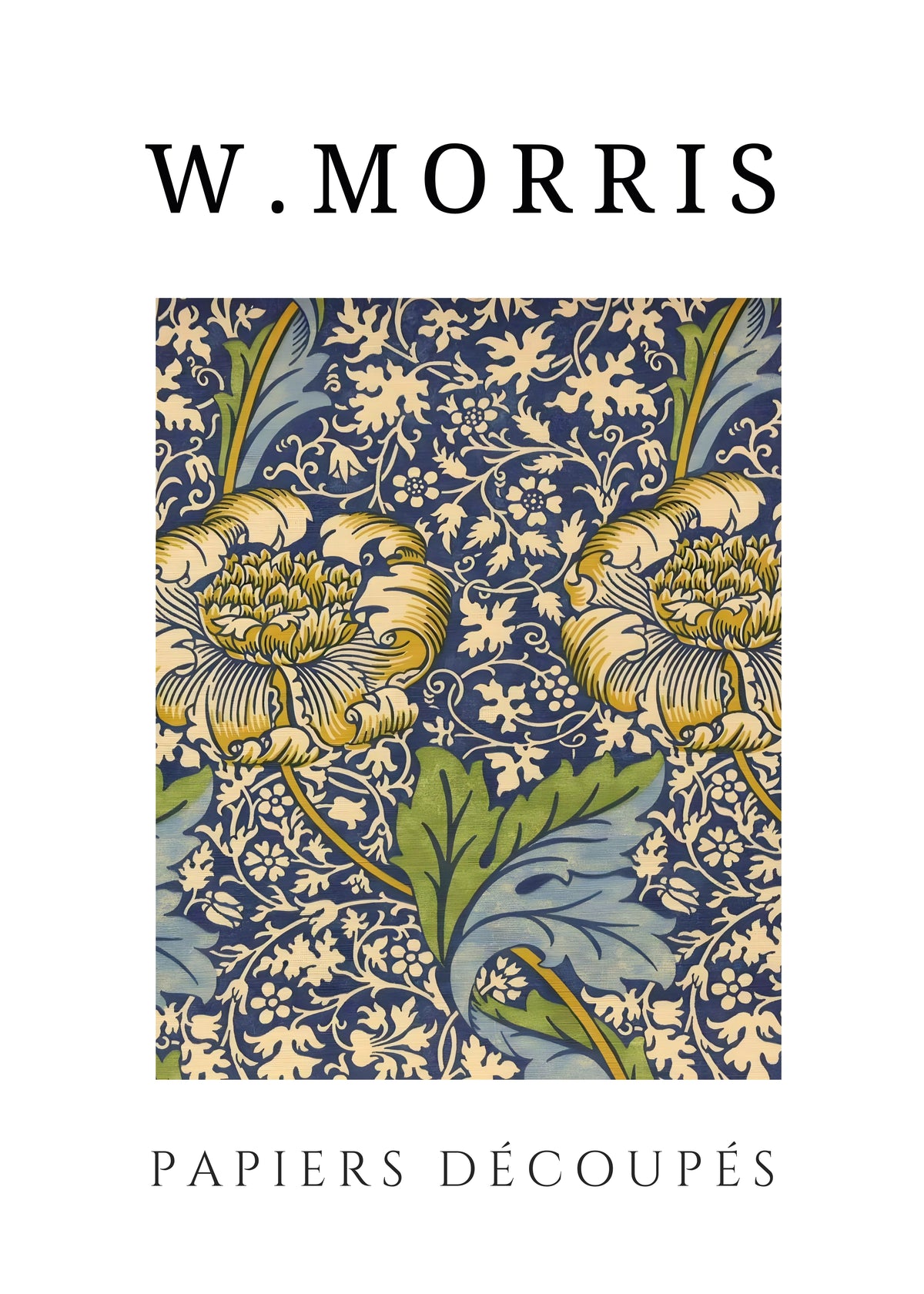 WMO14 W Morris Poster Printed | Premium Waterproof & Tear Resistant Full Colour Posters