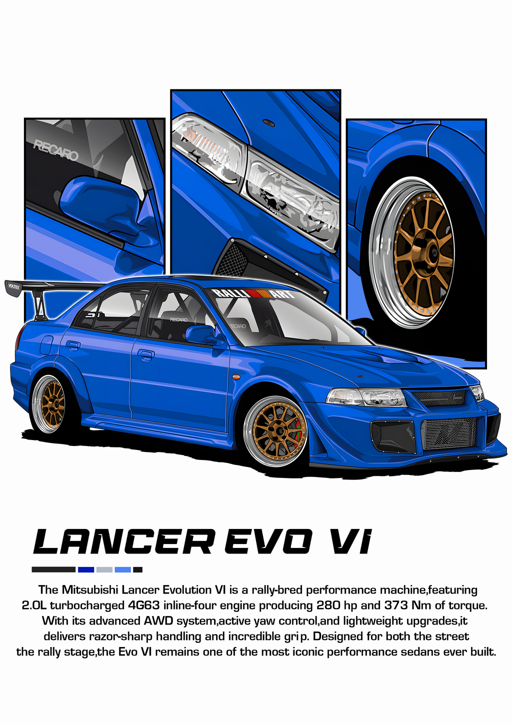 Car Poster Printed | Premium Waterproof & Tear Resistant Full Colour Posters