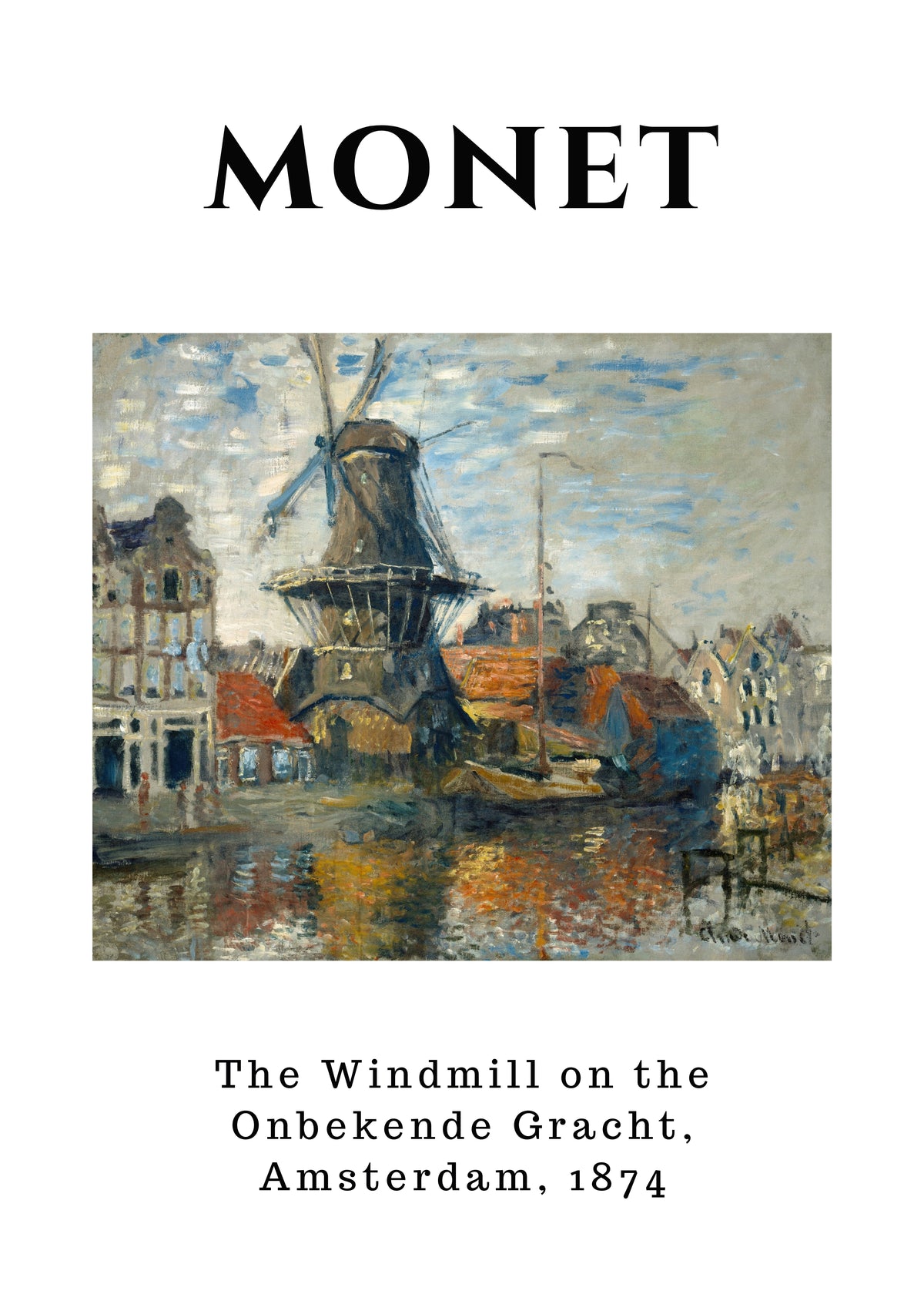 MON14 Monet Poster Printed | Premium Waterproof & Tear Resistant Full Colour Posters