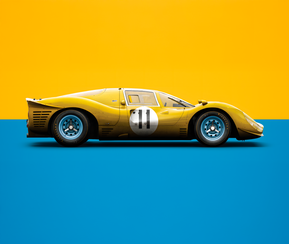 CC01-15 Classic Car Poster Printed | Premium Waterproof & Tear Resistant Full Colour Posters