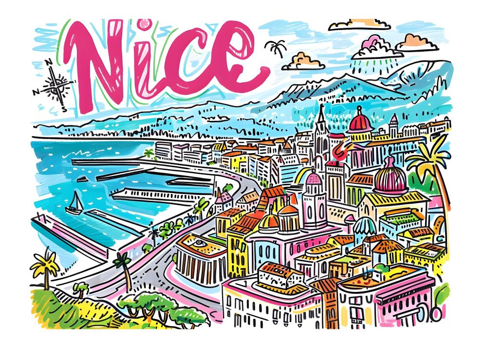 TT08 Trendy Travel Poster Printed | Premium Waterproof & Tear Resistant Full Colour Posters