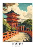 DAV152 Kyoto Japan Printed | Premium Waterproof & Tear Resistant Full Colour Posters