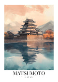 DAV158 Matsumoto Japan Printed | Premium Waterproof & Tear Resistant Full Colour Posters