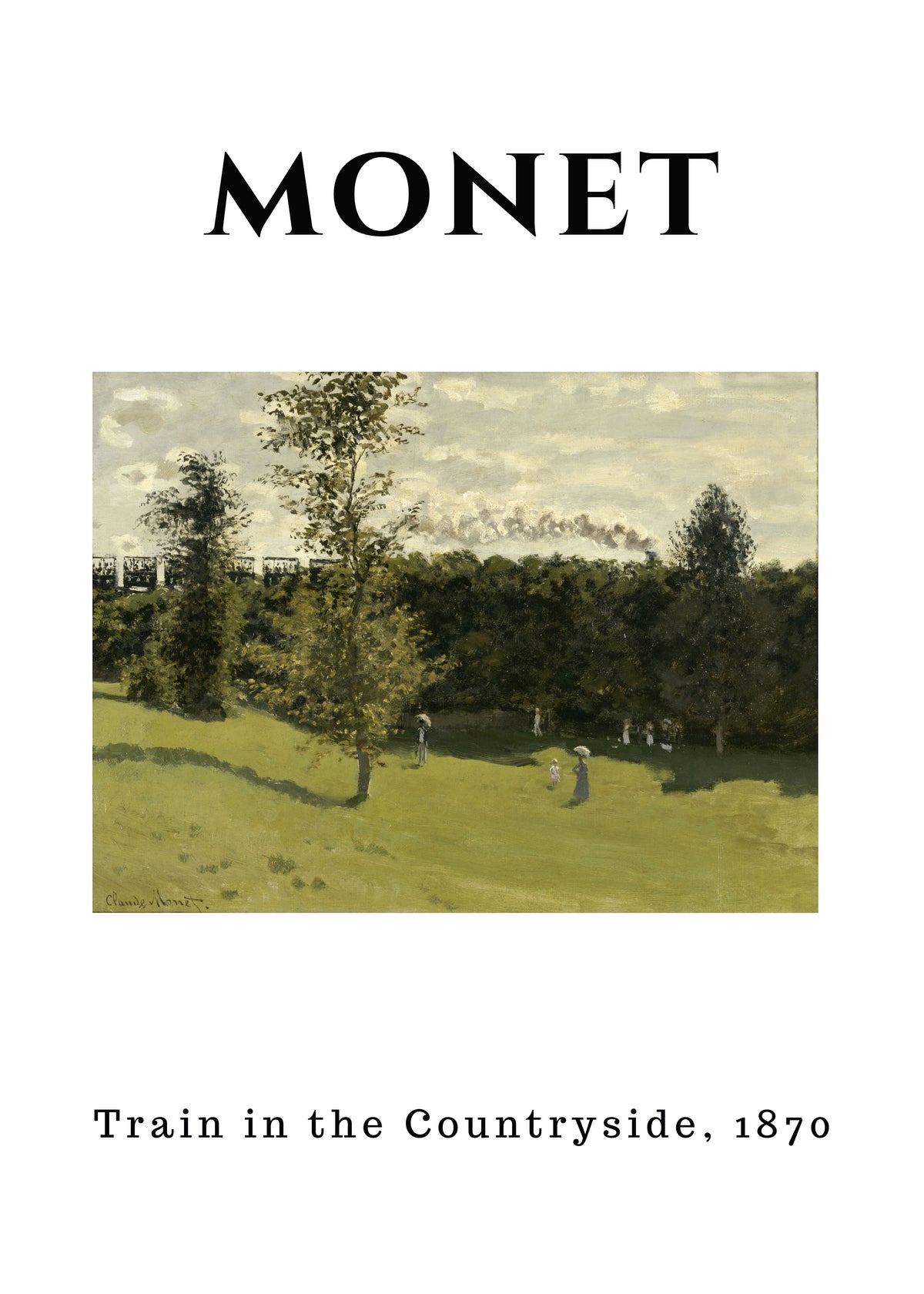 MON15 Monet Poster Printed | Premium Waterproof & Tear Resistant Full Colour Posters