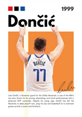 BAS15 Luka Doncic (1999) Printed | Premium Waterproof & Tear Resistant Full Colour Posters