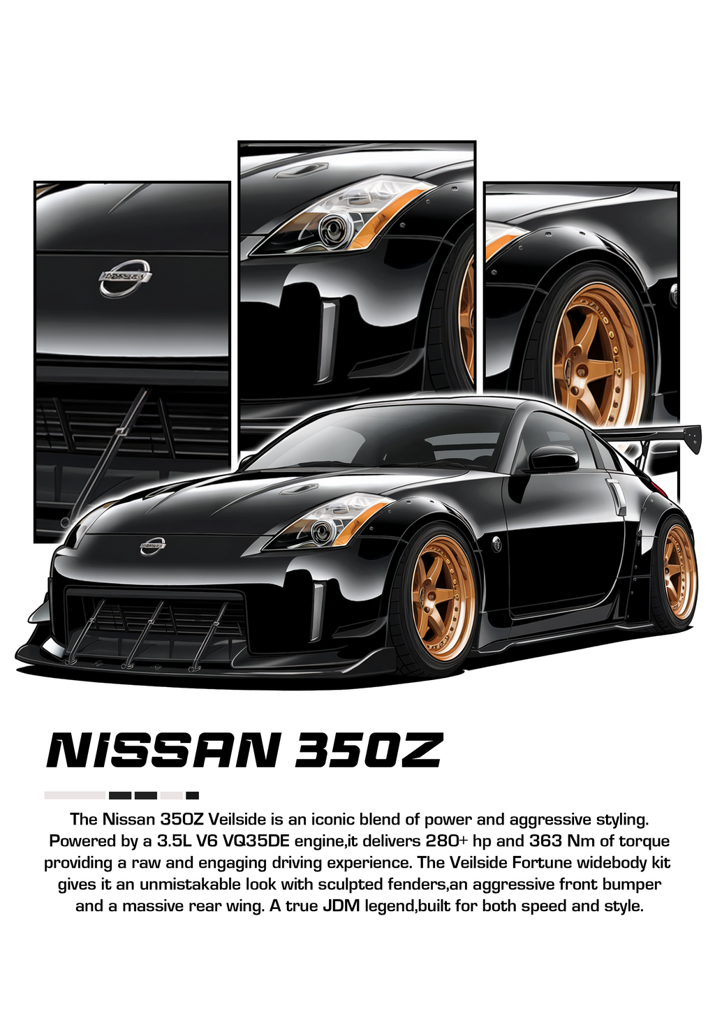 Car Poster Printed | Premium Waterproof & Tear Resistant Full Colour Posters