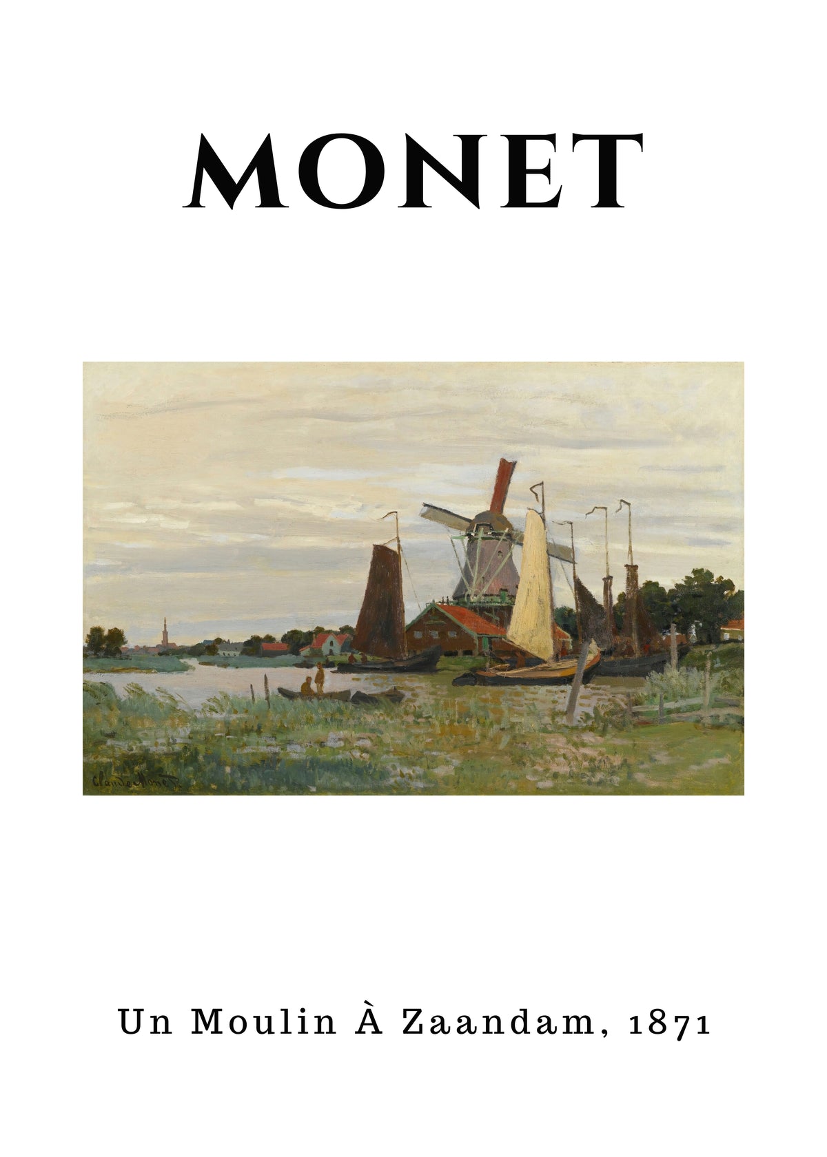 MON16 Monet Poster Printed | Premium Waterproof & Tear Resistant Full Colour Posters