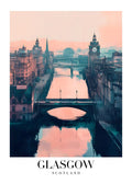 DAV174 Glasgow Scotland Printed | Premium Waterproof & Tear Resistant Full Colour Posters