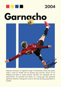 FOOT17 Alejandro Garnacho (2004) Printed | Premium Waterproof & Tear Resistant Full Colour Posters