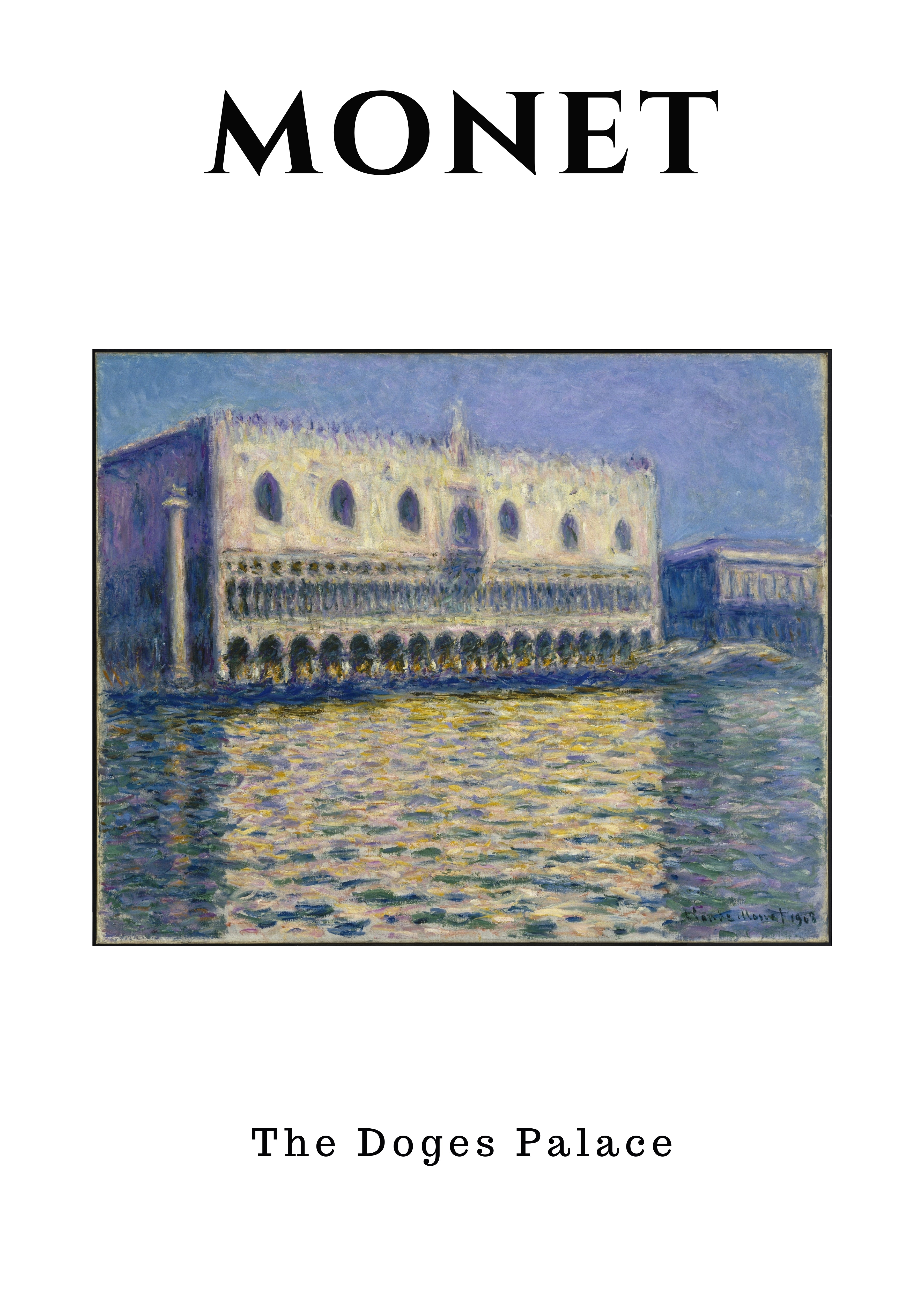 MON17 Monet Poster Printed | Premium Waterproof & Tear Resistant Full Colour Posters