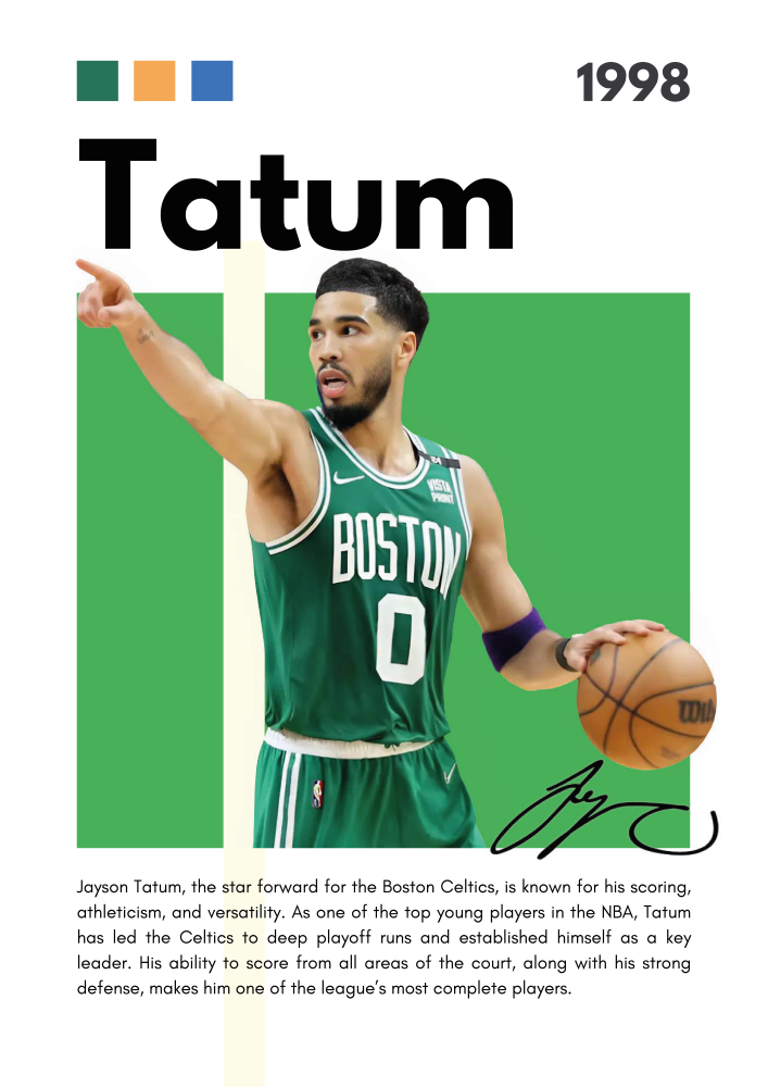 BAS17 Tatum (1998) Printed | Premium Waterproof & Tear Resistant Full Colour Posters