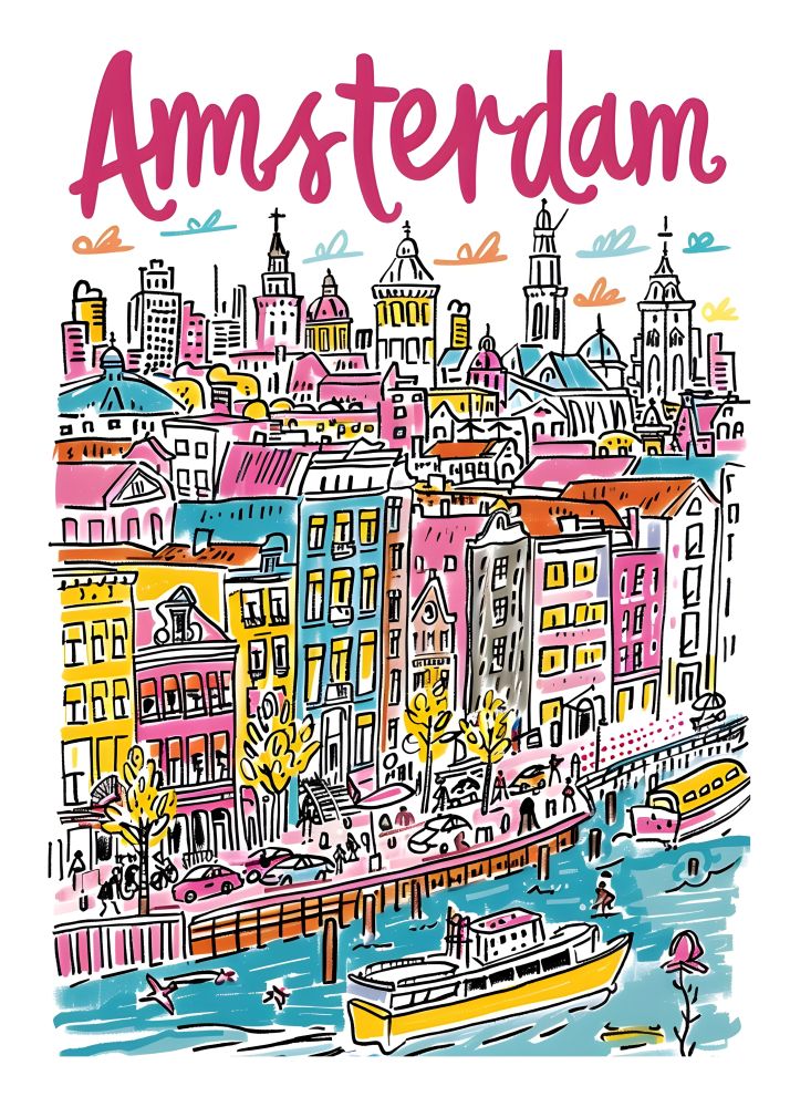 TT1 Trendy Travel Poster Printed | Premium Waterproof & Tear Resistant Full Colour Posters