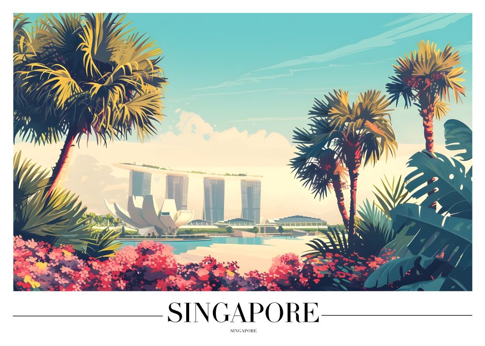 Travel Poster Printed | Premium Waterproof & Tear Resistant Full Colour Posters
