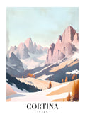 DAV186 Cortina Italy Printed | Premium Waterproof & Tear Resistant Full Colour Posters