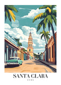 DAV189 Santa Clara Cuba Printed | Premium Waterproof & Tear Resistant Full Colour Posters