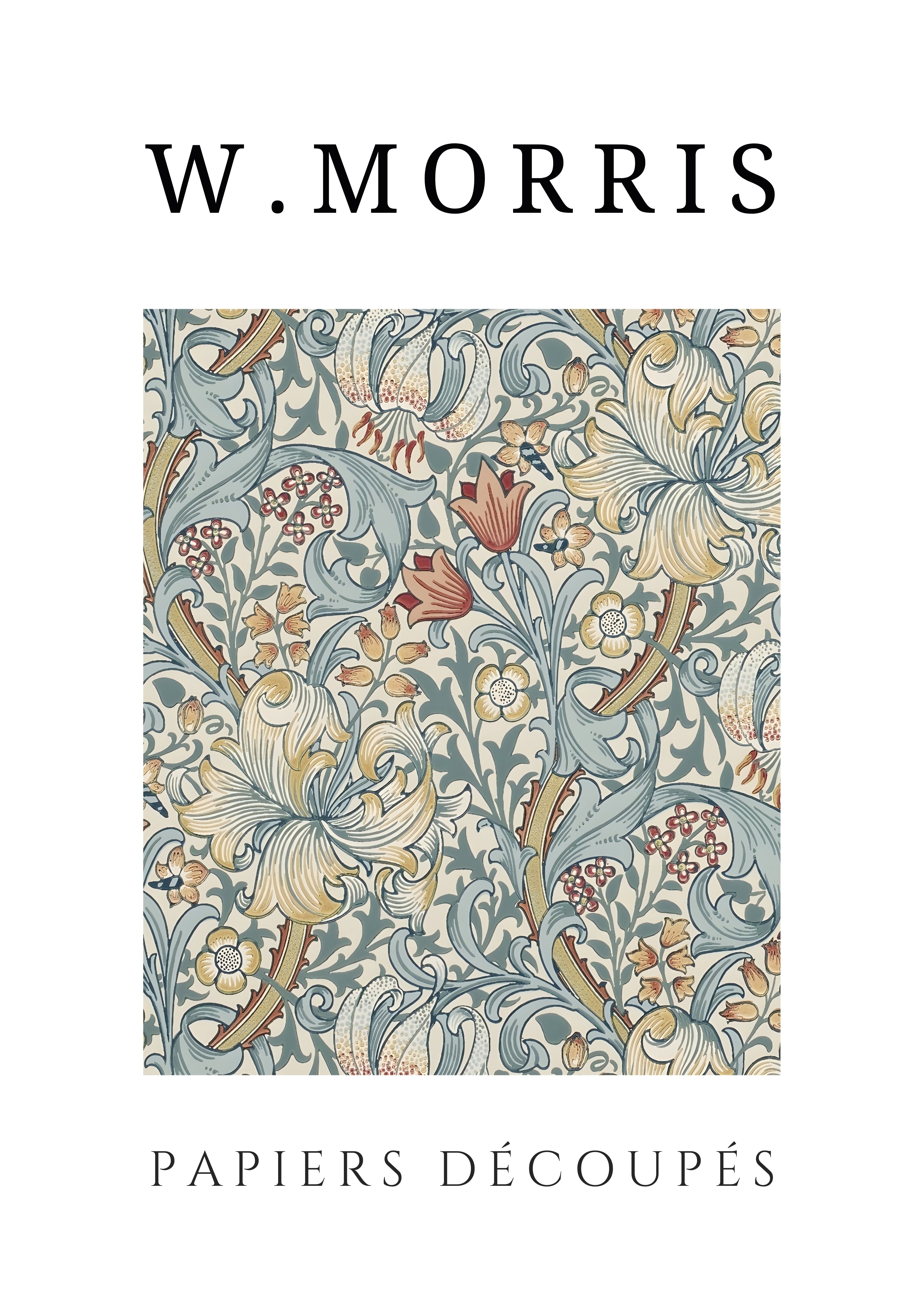 WMO18 W Morris Poster Printed | Premium Waterproof & Tear Resistant Full Colour Posters