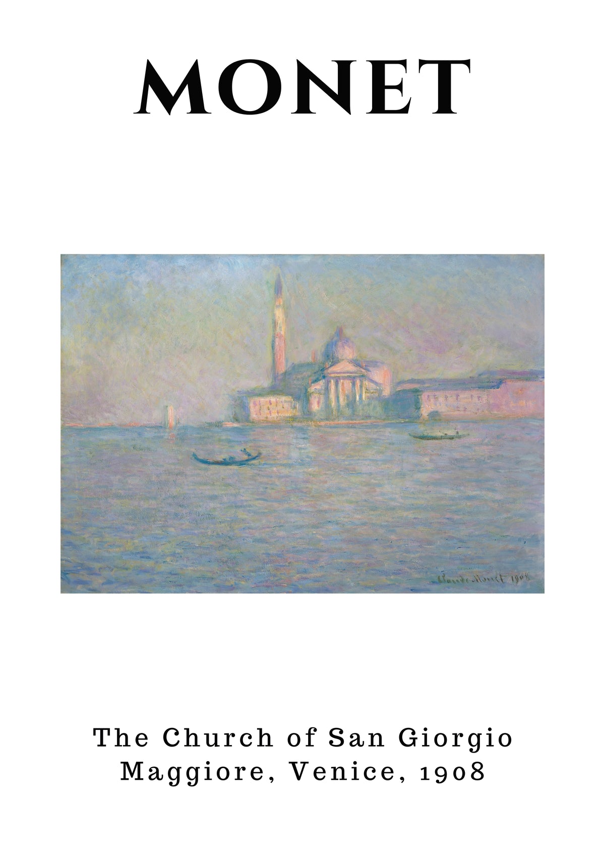 MON18 Monet Poster Printed | Premium Waterproof & Tear Resistant Full Colour Posters