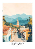 DAV190 Bayamo Cuba Printed | Premium Waterproof & Tear Resistant Full Colour Posters