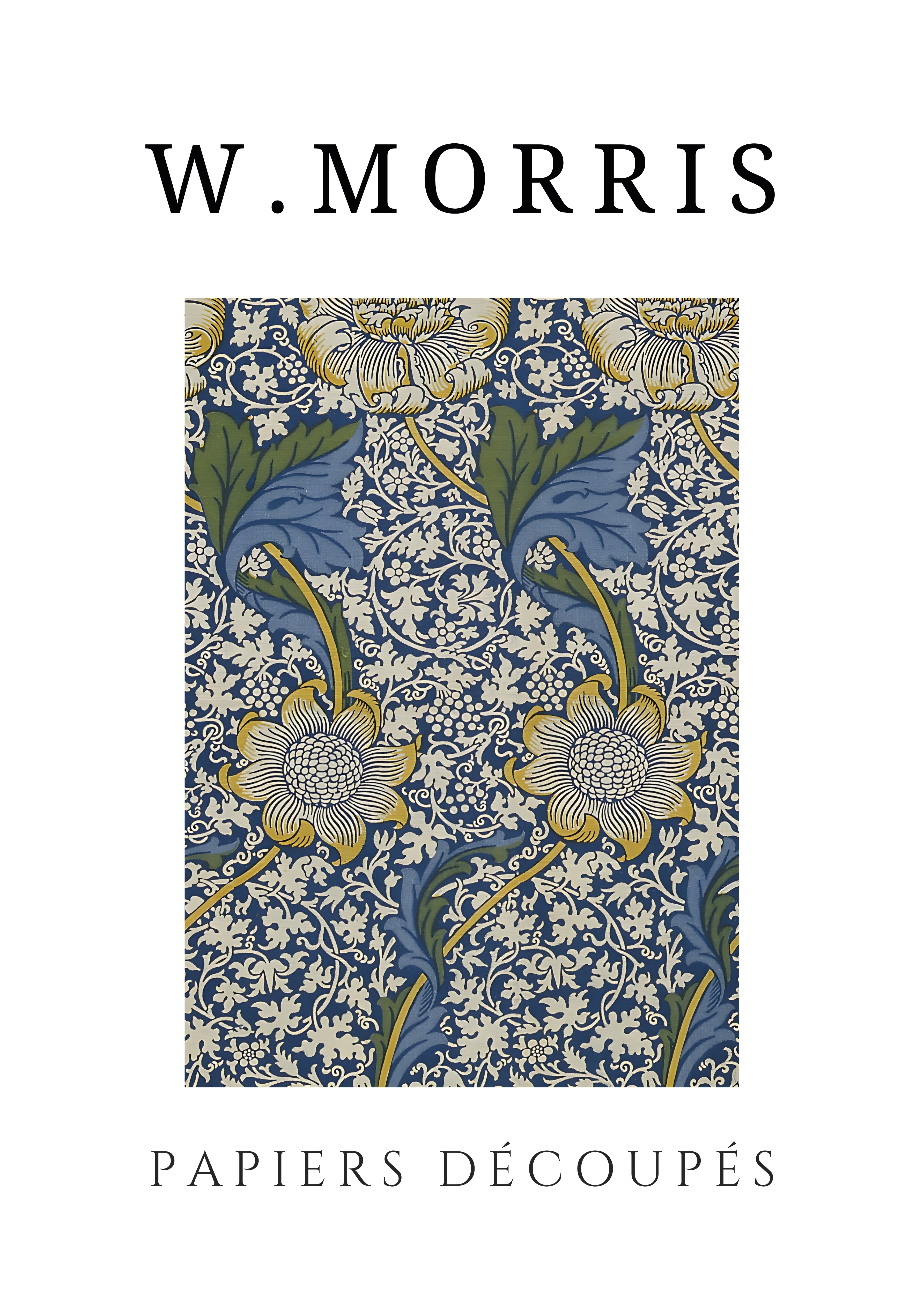 WMO19 W Morris Poster Printed | Premium Waterproof & Tear Resistant Full Colour Posters