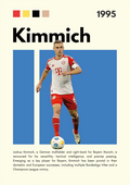 FOOT19 Joshua Kimmich (1995) Printed | Premium Waterproof & Tear Resistant Full Colour Posters