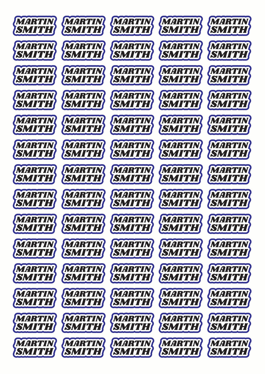 Race Name Stickers For 1/5th, 1/8th, 1/10th scale Radio Controlled Vehicle A4,A5 Available