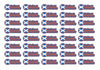 Round Flag Race Name Stickers For 1/10th scale Radio Controlled Vehicle A4,A5 Available