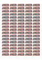 Wavey Race Name Stickers For 1/10th scale Radio Controlled Vehicle A4,A5 Available (Copy)
