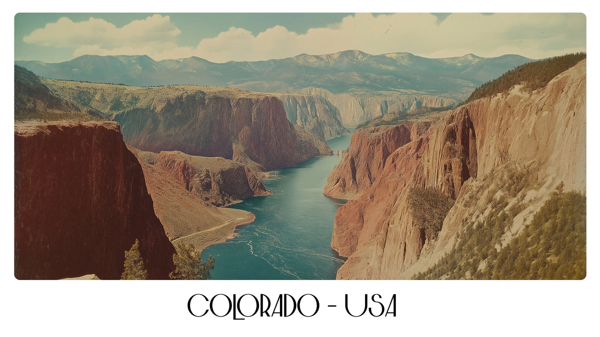 PP01 Colorado USA Panoramic Premium Waterproof & Tear Resistant Poster