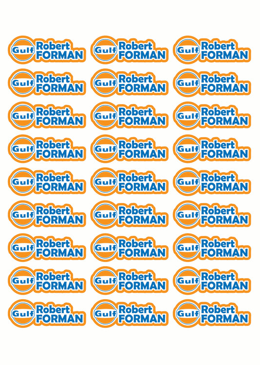 Logo Race Name Stickers For 1/5th scale Radio Controlled Vehicle A4,A5 Available