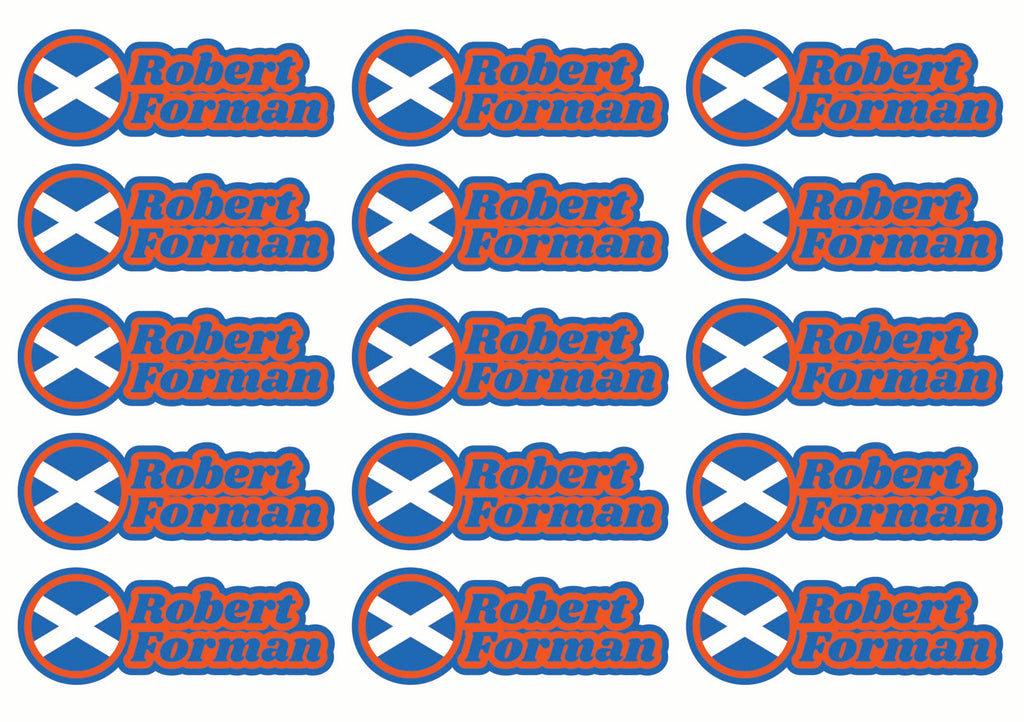 Race Name Stickers For 1/5th, 1/8th, 1/10th scale Radio Controlled Vehicle A4,A5 Available