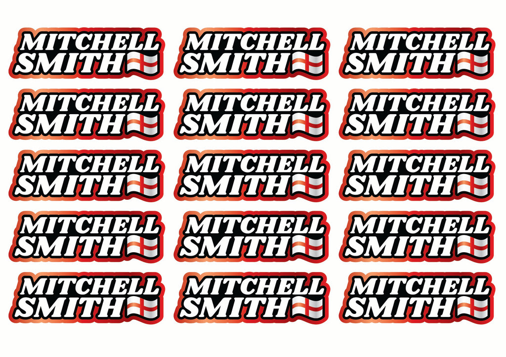 Race Name Stickers For 1/5th, 1/8th, 1/10th scale Radio Controlled Vehicle A4,A5 Available