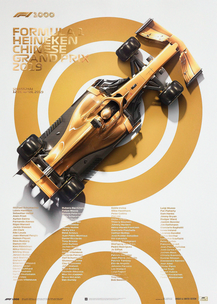 F1 Cars Poster Printed | Premium Waterproof & Tear Resistant Full Colour Posters
