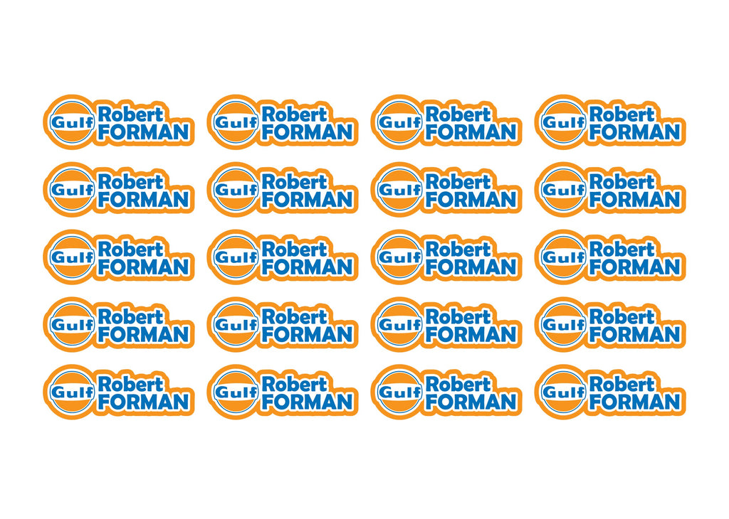 Race Name Stickers For 1/5th, 1/8th, 1/10th scale Radio Controlled Vehicle A4,A5 Available