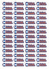 Round Flag Race Name Stickers For 1/8th scale Radio Controlled Vehicle A4,A5 Available