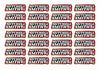 Wavey Race Name Stickers For 1/8th scale Radio Controlled Vehicle A4,A5 Available