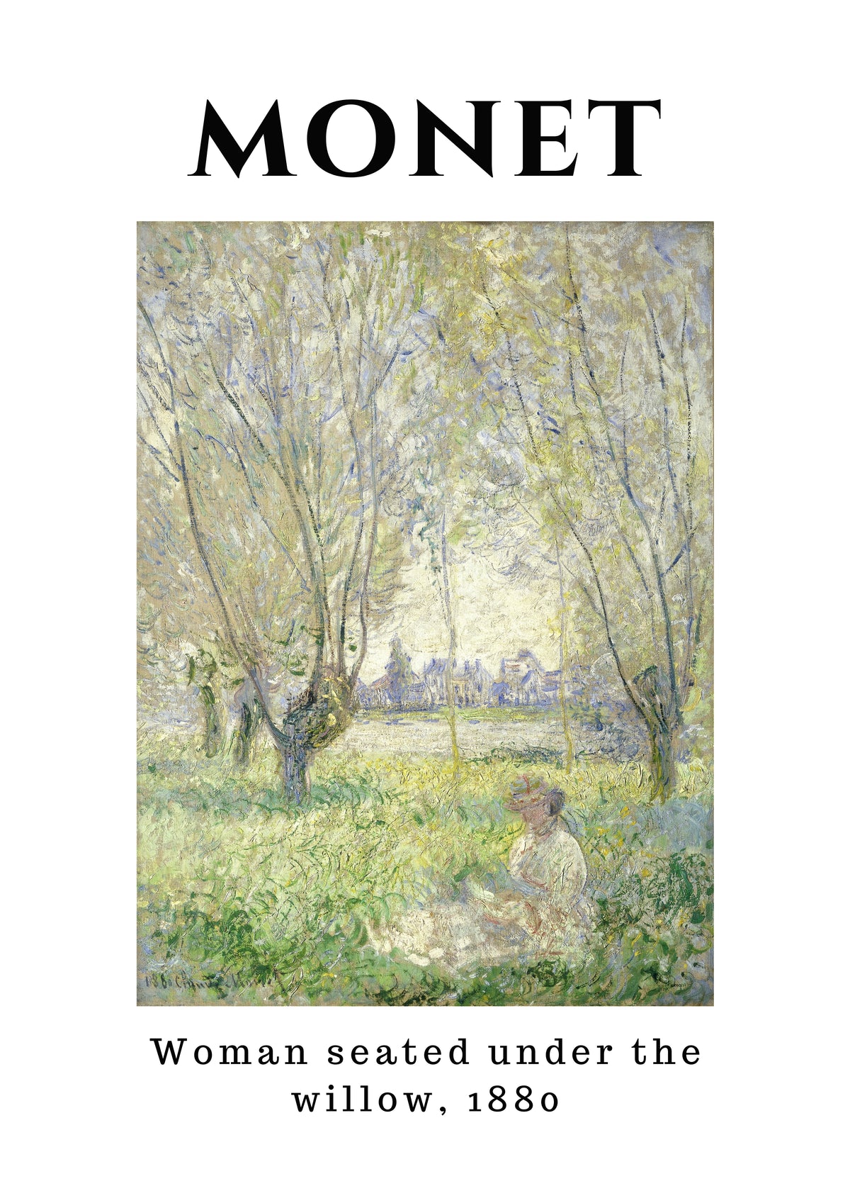 MON01 Monet Poster Printed | Premium Waterproof & Tear Resistant Full Colour Posters
