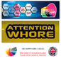 200CG001 Attention Sticker 200mm x 56mm
