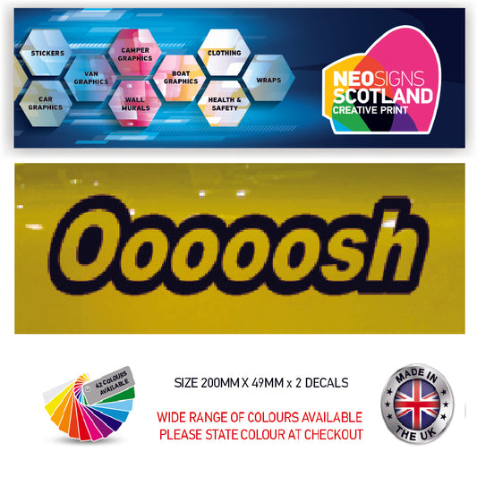 200CG002 Ooooosh Sticker 200mm x 56mm