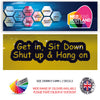200CG003 Get in Sit Down Shut Up & Hang On Sticker 200mm x 54mm